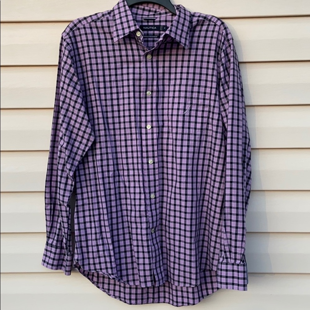 Men’s Nautica Long Sleeve Button Down